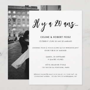 Calligraphie Moderne Renouvellement Voeux Mariage Invitation