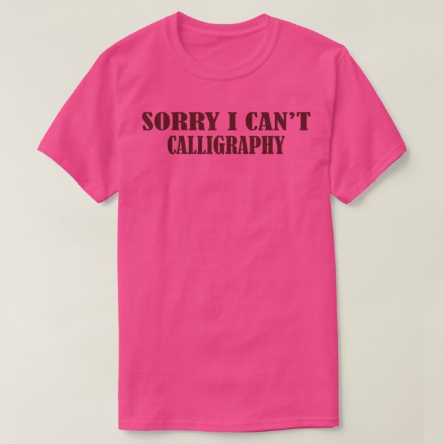 CALLIGRAPHY 36 T-Shirt (Design Front)
