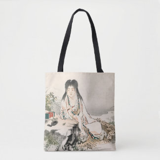 Calligraphy artist by Kōno Bairei Faux Tote Bag