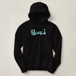 Calligraphy Blessed Grafitti Street Art Faith Hoodie