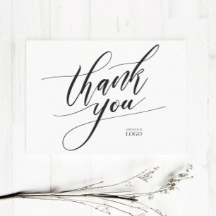 Calligraphy Branded Thank You Card