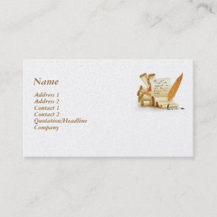Calligraphy Business Card