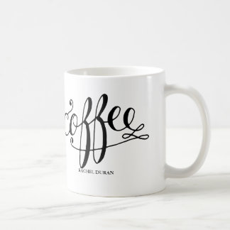 calligraphy coffee mug