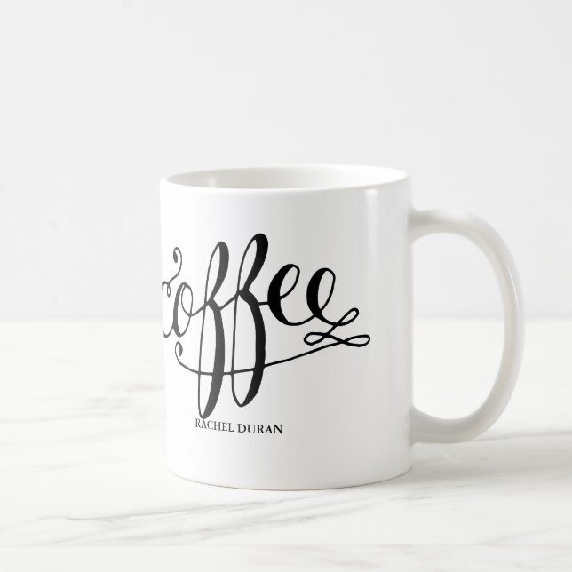 calligraphy coffee mug (Right)