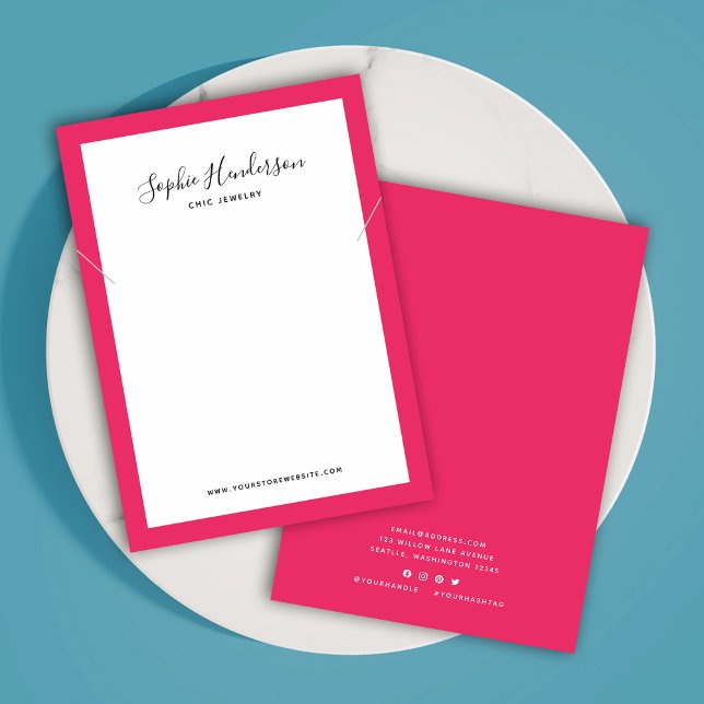 Calligraphy Custom Border Color Necklace Display (Creator Uploaded)