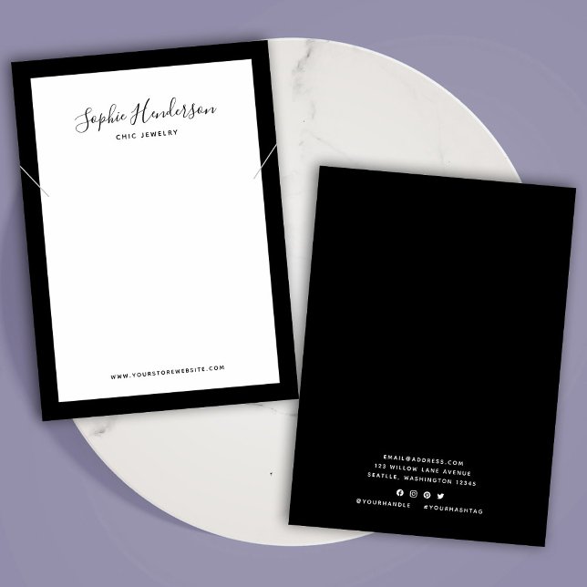 Calligraphy Custom Border Color Necklace Display (Creator Uploaded)