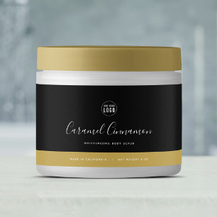 Calligraphy Editable Colours Contrast Product Labe Water Bottle Label