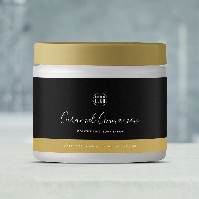 Calligraphy Editable Colours Contrast Product Labe Water Bottle Label (Creator Uploaded)