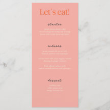 Calligraphy Elegant Beige Wedding Menu Cards