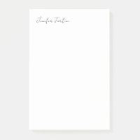 Calligraphy Elegant Black & White Plain Simple