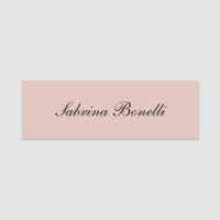 Calligraphy Elegant Plain Simple Rose Gold Colour