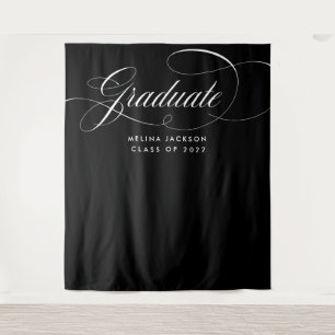 Calligraphy Graduation Photo Backdrop Prop Tapestry