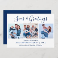 Calligraphy Ink Script Seas and Greetings 3 Photo