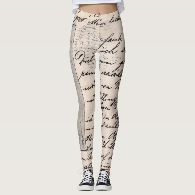 Calligraphy Leggings (Front)