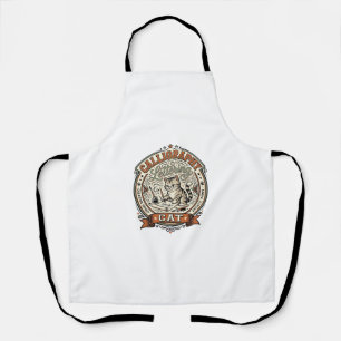 Calligraphy Lettering Cat Calligraphy Lettering Ca Apron