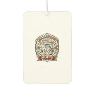 Calligraphy Lettering Cat Calligraphy Lettering Ca Car Air Freshener
