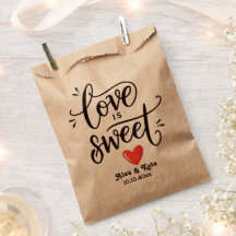 Calligraphy Love is Sweet Wedding