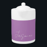 Calligraphy Minimalist Custom Own Name Lavender<br><div class="desc">There's no need for confusion. A plain,  simple,  innovative design. This is you.</div>