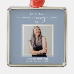 Calligraphy Photo Memorial Remembrance Metal Ornam Metal Tree Decoration