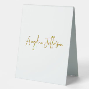 Calligraphy Professional Elegant Gold Color