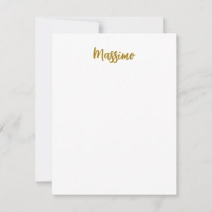 Calligraphy Professional Elegant Gold Colour