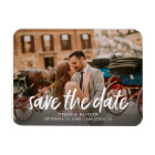Calligraphy Save the Date Wedding Photo