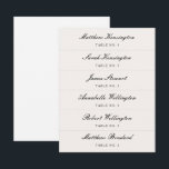 Calligraphy Script Custom Name Wedding Place Cards<br><div class="desc">DIY Cut Yourself Calligraphy Script Custom Name Wedding Place Cards - please note that these wedding place cards don't come cut,  but you can easily cut these place card templates along the light grey lines yourself.</div>