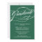 Calligraphy Script Graduation Invitation