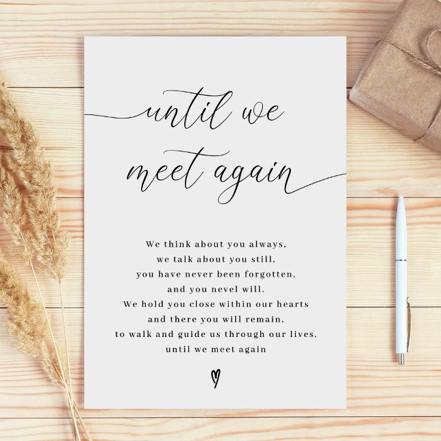 Calligraphy Script In Loving Memory Wedding Sign (Creator Uploaded)