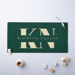 calligraphy script Name Desk Mat