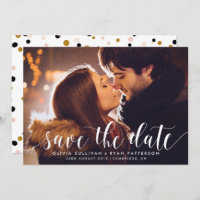Calligraphy Script | Save the Date Announcement