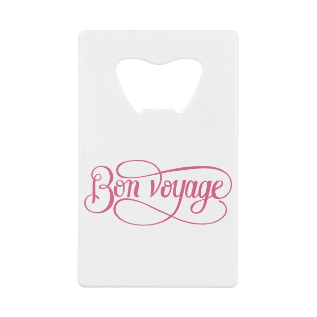 Calligraphy sticker bon voyage (Front)
