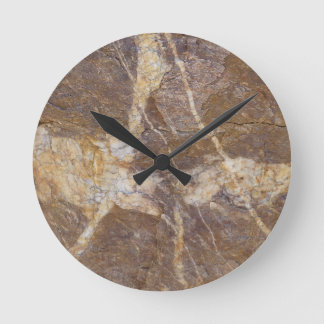 calligraphy sur pierre round clock