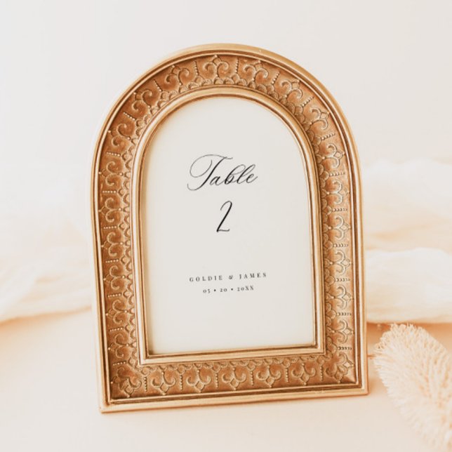 Calligraphy Table Numbers Wedding Reception Decor (Creator Uploaded)