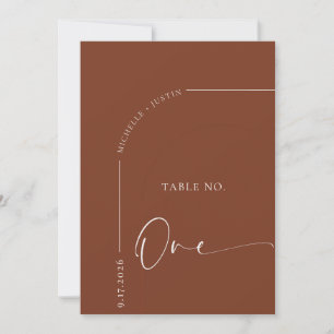 Calligraphy Table Wedding Table Cards