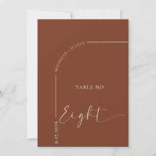 Calligraphy Table   Wedding Table Cards