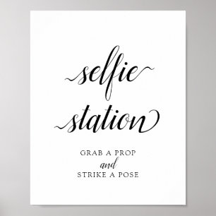 Calligraphy Wedding "Selfie Station" Sign