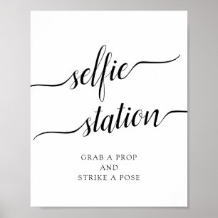 Calligraphy Wedding "Selfie Station" Sign