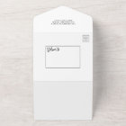 Calligraphy Wood 4 Photo All In One Christmas Card