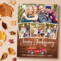 Calligraphy Wood Thanksgiving Truck 4 Photos