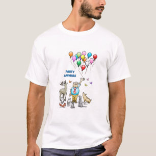 Calling All Animals Birthday T-Shirt