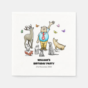 Calling All Animals Napkin