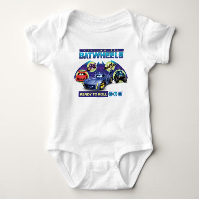 Calling all Batwheels™ - Ready to Roll Baby Bodysuit (Front)