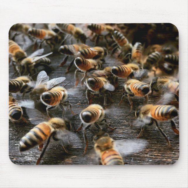 Calling All Bees Mouse Mat (Front)