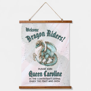 Calling All Dragon Riders Birthday Hanging Tapestry