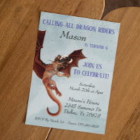 Calling all Dragon Riders Birthday Party Child's