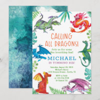 Calling all dragons birthday party