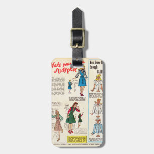 Calling All Girls Luggage tag