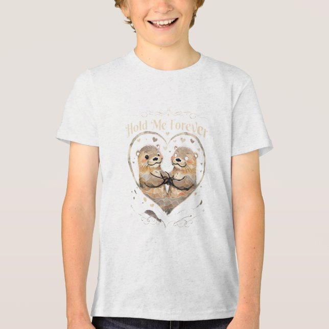 Calling All Otter Lovers Tri-Blend Shirt (Front)