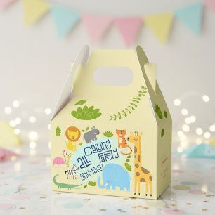 Calling all party animals kids birthday party favour box